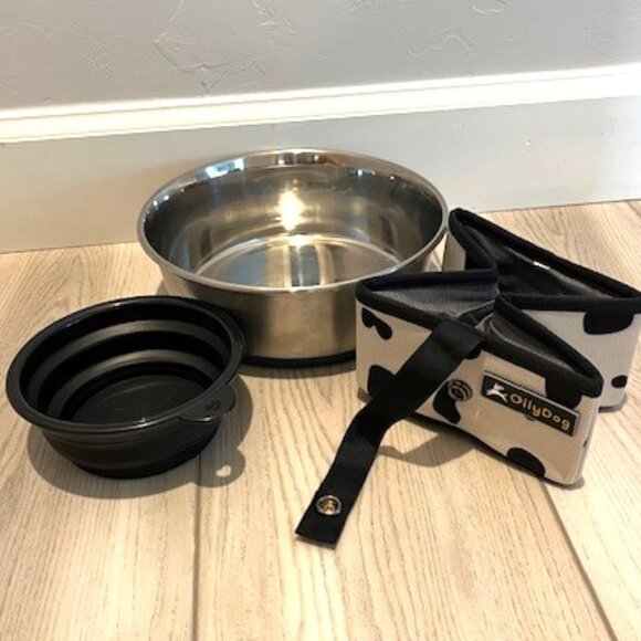 Sets of Food/Water Bowls - Picture 1 of 8